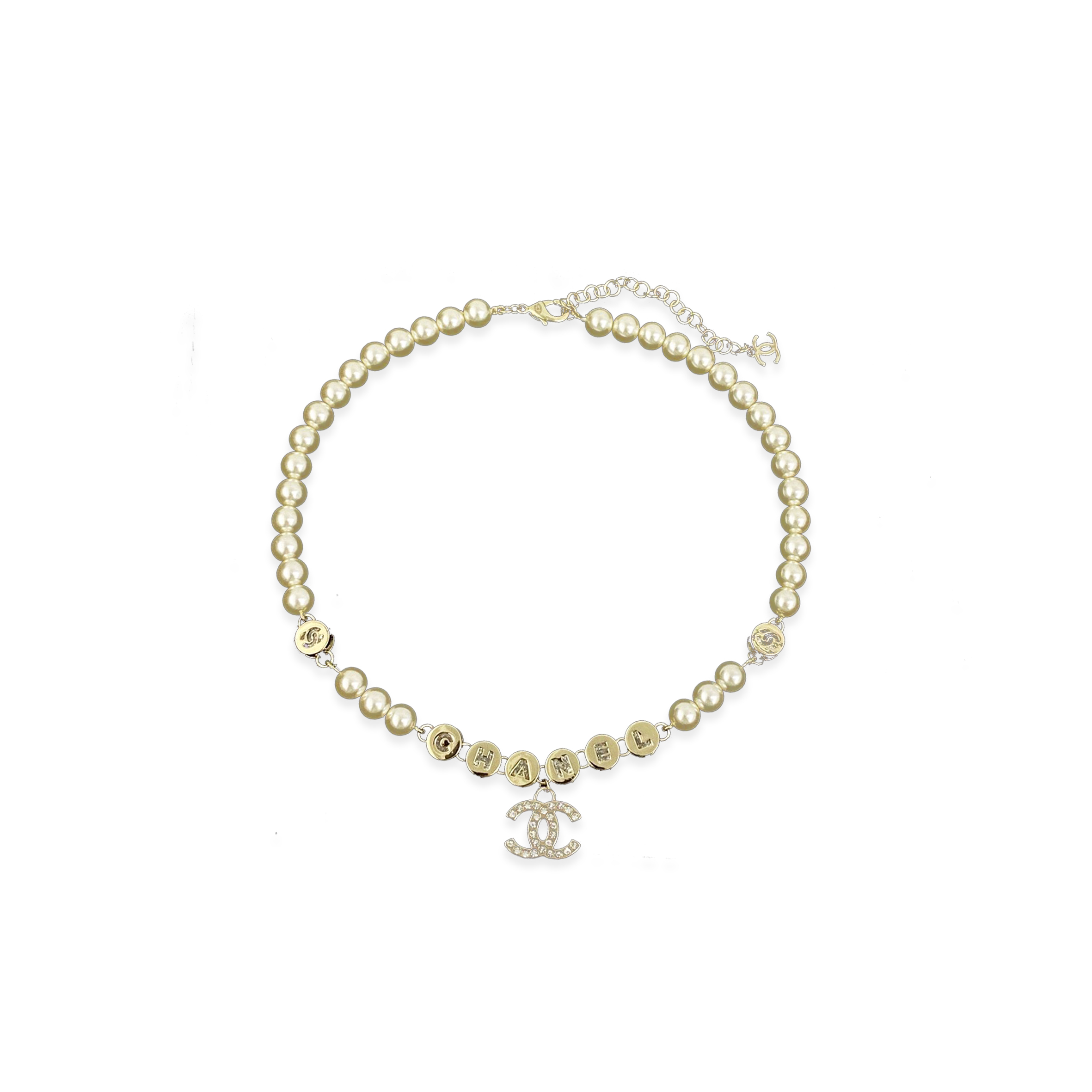 Ch*el pearl necklace abe301